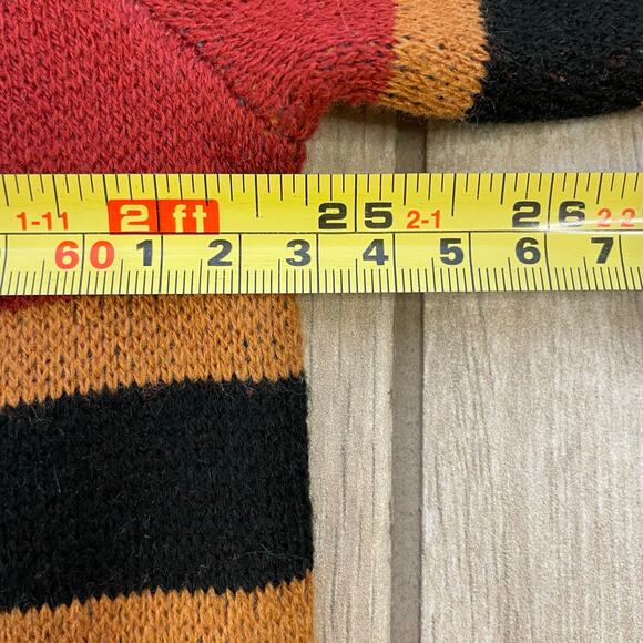 Wrangler Retro Aztec Duster Cardigan M/L Southwestern Long Open Front Sweater - Picture 5 of 6